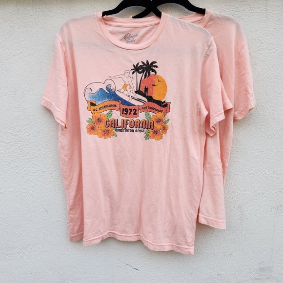 Anthropologie x Midnight Rider Tee Huntington Beach - Picture 4 of 7